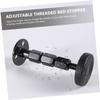 Ciieeo Bed Frame Stabilizer Headboard Stopper Adjustable 30mm-40mm Black view 3