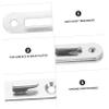 Ciieeo 4pcs Bed Frame Bracket Bed Accessories Versatile Rail Bracket Hook Easy Screw Installation view 2