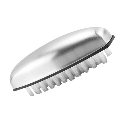 Didiseaon Stainless Steel Soap Brush Multipurpose Cleaning Brush for Hands Odor Absorber for Kitchen Bathroom