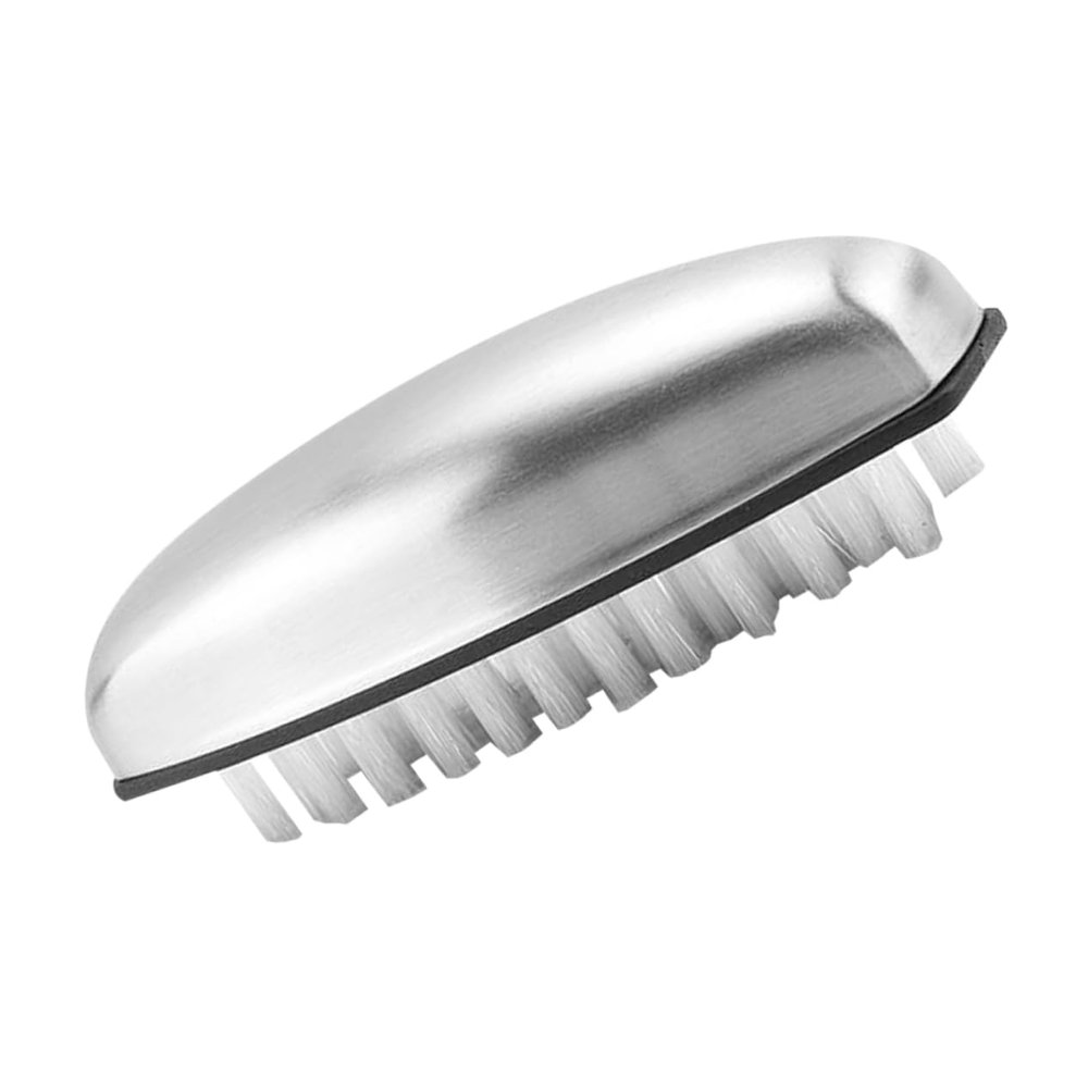 Didiseaon Stainless Steel Soap Brush Multipurpose Cleaning Brush for Hands Odor Absorber for Kitchen Bathroom