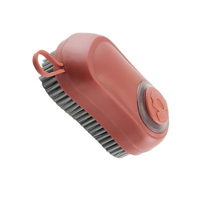 Didiseaon Laundry Brush for Shoes Garments Auto Liquid Filling Portable Easy-Grip Household Cleaning Tool