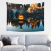 Lake Guitar Reflections Print Tapestry,Art Decor Print Fabric For Bedroom Living Room College Dorm view 1
