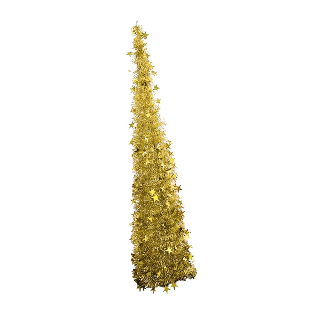 Foldable Telescopic Plastic Christmas Tree for Home Party Decor Xmas