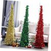 Foldable Telescopic Plastic Christmas Tree for Home Party Decor Xmas view 2