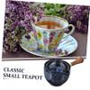 BRIGHTFUFU Rotating Tea Kettle Side Handle Heat-resistant Teapot for Loose Tea Brewing Compact and Portable Design for Home and Travel Use view 3