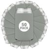50 Pcs Bulk Blank Collapsible Can Coolers - Perfect For Sublimation Printing, HTV, Screen Printing or DIY Crafts (Grey) view 1