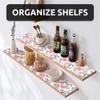 FIFTY FEET 18X96 Inch Shelf Liner for Kitchen Cabinets, PVC Drawer Liner for Dresser Non-Slip Bathroom, Non-Adhesive Cabinet Liner Washable (Red Floral)(6 Roll) view 2