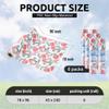 FIFTY FEET 18X96 Inch Shelf Liner for Kitchen Cabinets, PVC Drawer Liner for Dresser Non-Slip Bathroom, Non-Adhesive Cabinet Liner Washable (Red Floral)(6 Roll) view 3