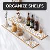 FIFTY FEET 18X96 Inch Shelf Liner for Kitchen Cabinets, PVC Drawer Liner for Dresser Non-Slip Bathroom, Non-Adhesive Cabinet Liner Washable (Yellow Floral)(6 Roll) view 2