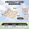 FIFTY FEET 18X96 Inch Shelf Liner for Kitchen Cabinets, PVC Drawer Liner for Dresser Non-Slip Bathroom, Non-Adhesive Cabinet Liner Washable (Yellow Floral)(6 Roll) view 3