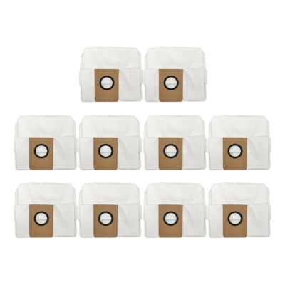 PLANTKA Dust Collection Bag, Compatible for Ecovacs Deebot X1 Omni/Turbo, Vacuum Cleaner (10 Pieces) Parts