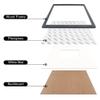 Hodeframe 16x20 Graduation Signature Picture Frame with White Mat Display 8x10 Photo for Graduation, Celebrations and Wedding, Black Wood Frame for Wall Hanging - Mounting Hardware Included view 3