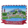 3D Salzburg Austria Fridge Magnet Tourist Souvenir Refrigerator Decoration Resin Hand Painted Craft Collection view 1