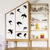 MEFOSS 14 PCS 3D Dragon Wall Decals Creative Dragon PVC Wall Stickers Self-Adhesive Dragon Wall Art Decor for Kids Room Playroom Classroom Holiday Decoration, Black, DD008 view 4