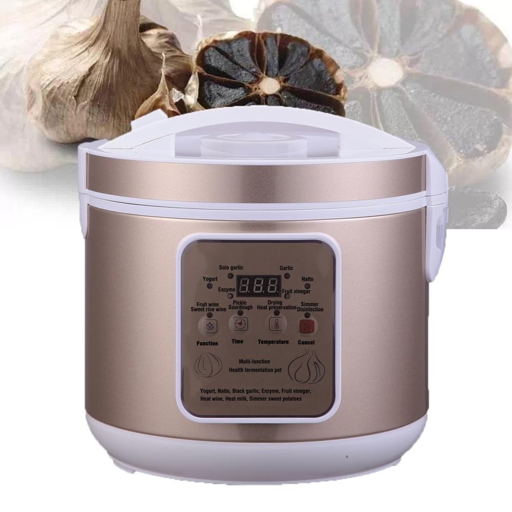 Automatic Black Garlic Fermenter 6L, Automatic Black Garlic MachineFermented Garlic 90W Automatic fermentation tank for black garlic,296x296x310mm
