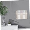 OSALADI Toilet Bathroom Organizer Wall-Mounted Shelf Perfume Organizer Organization Shelf Storage Rack view 2
