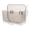 OSALADI Toilet Bathroom Organizer Wall-Mounted Shelf Perfume Organizer Organization Shelf Storage Rack view 3