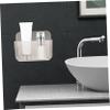 OSALADI Toilet Bathroom Organizer Wall-Mounted Shelf Perfume Organizer Organization Shelf Storage Rack view 4