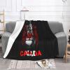 Rqwaaed Lion Canada Flag Cozy Up with Our Ultra-Soft Fleece Blanket - Perfect for Home and Travel 60"x50" view 2