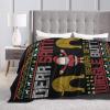 Dear Santa Beware of Wiggle Butts Funny Christmas Throw Blanket for Couch Bed Sofa Soft Comfortable Blanket 40"x30" Flannel Blankets & Throws view 3