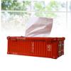 Ciieeo Retro Shipping Container Tissue Box Industrial Decorative Vintage Pumping Carton Holder view 3