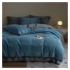 ADovz Super Soft Velvet Bed Linen Modern Bed Cover Full Set Winter Duvet Cover Double Bed Sheets Set Bedding Comforter Sets Pillowcase,Bed Sheets, FH-762 view 2