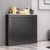 ZLGONRL Modern Accent Cabinet Radiator Cover Grill Shelf Cabinet, Heating Cabinet Shelf Floor Cabinet Storage Organizer (70 * 90 * 20cm) view 1