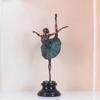 NILEEBUKER 26.8 Inch Bronze Ballerina Statue Woman Dance Sculpture Large for Home Decor view 1