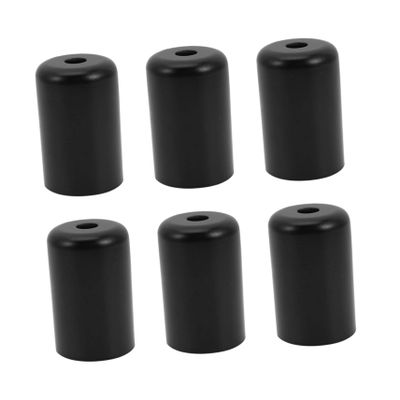 jojofuny 6pcs Lamp Holder Cup Iron Art Metal Base for DIY Pendant Table and Wall Lamps Easy Install Versatile Design for Home and Office Decor