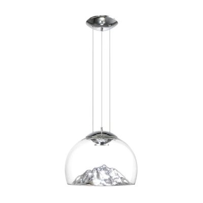 Simple Industrial V-intage Glass Lampshade Pendant Light E27 Retro Loft Ceiling Lamp Suspension Lighting Mountain Molding Lamp Pendant Light Bedroom Bedside Suspension Hanging Lamp Lighting Devi,Pend