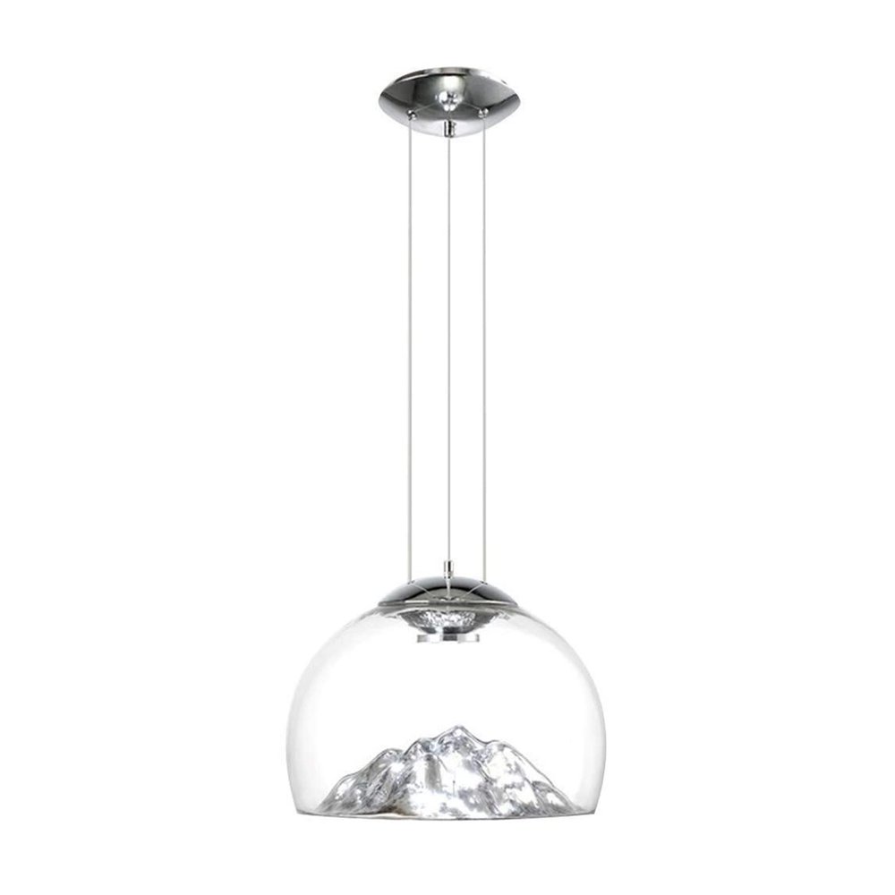 Simple Industrial V-intage Glass Lampshade Pendant Light E27 Retro Loft Ceiling Lamp Suspension Lighting Mountain Molding Lamp Pendant Light Bedroom Bedside Suspension Hanging Lamp Lighting Devi,Pend
