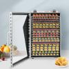 TITIDU Food Dehydrator 18 Trays Stainless Steel Trays,Food Dryer for Fruit, Meat, Beef, Jerky, Herbs,with Adjustable Timer and Temperature Control 600W Stainless Steel Drying Machine view 4