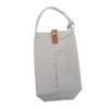 Mobestech Car Tissue Holder Simple Canvas Bag for Backseat Washable and Reusable Tissue Organizer with Button Closure for Car Kitchen Bathroom and Living Use view 1