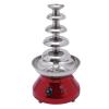 5 Tiers Commercial Hot Luxury Chocolate Fountain,110V 230W Electric Stainless Steel Fondue Tower Machine,3L Capacity Chocolate Melting Machine for Cheese Liqueurs Party Wedding view 3