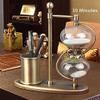UUNVTOSU Pen Holder Hourglass Timer Creative Home Craft Decoration Office Desk Study Room Decoration 30 Minutes Hourglass view 4