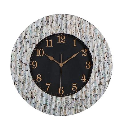 RENEESME Wall Clock Mute Wall Clock Living Room Wall Watch Home Creative Fashion Clock Modern Minimalist Wall Clock 20 Inch Clock for Wall(C)