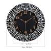 RENEESME Wall Clock Mute Wall Clock Living Room Wall Watch Home Creative Fashion Clock Modern Minimalist Wall Clock 20 Inch Clock for Wall(C) view 2