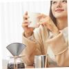 DECHOUS 304 Stainless Steel Mesh Filter for Coffee Extra Fine Reusable Espresso Filter Cone view 2