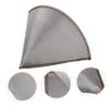 DECHOUS 304 Stainless Steel Mesh Filter for Coffee Extra Fine Reusable Espresso Filter Cone view 4