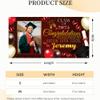 Custom Class of 2025 Red Personalized Graduation Banner With Photo Name - Congratulations Graduate Party Decorations Supplies - Congrats Grad Backdrop Yard Sign Gift view 4