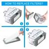 ddjjjpkv Vacuum Cleaner Replacement Cleaner Parts HEPA Filter. Compatible for Lefant M1 U180. Robot Vacuum Cleaner Accessory Part view 3