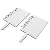 RORPOIR 2pcs Graduation Fan Blank Photo Frame for Sublimation Heat Transfer Lightweight Desktop Decoration for Parties and Events view 1