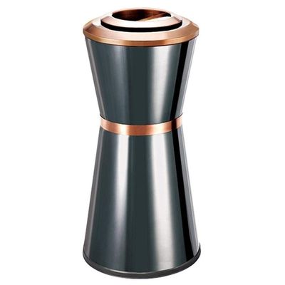 Dustbins Vertical Trash Can Without Lid Stainless Steel Sealed Large 8L Small Waist Ash Bin for Home Hotel Office Waste Recycling