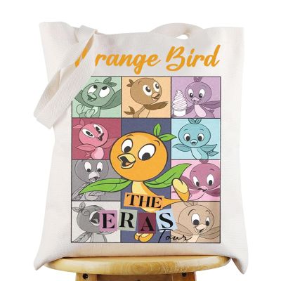 G2TUP Orange Bird Tote Bag Cartoon Movie Fans Gift Orange Bird Tour Shoulder Bag Oranges Birds Merch (Orange Bird Tour)