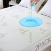 MUXHOMO 2 Pack King Mattress Protector, 100% Waterproof King Size Mattress Cover Protector, Cooling and Breathable Bed Pad Cover, Deep Pocket 8"-21" view 1