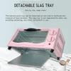 12L Mini Oven Countertop Air Fryer, Multi-Function Convection Toaster Oven (Pink) (Pink, S) view 2