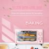 12L Mini Oven Countertop Air Fryer, Multi-Function Convection Toaster Oven (Pink) (Pink, S) view 3