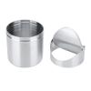 thalo Bathroom Waste Bin Indoor Trash Can 1Pcs Brushed Stainless Steel Mini Metal Desk Trash Bin for Home Kitchen Office Desk Trash Can Desktop Trash Can Kitchen Garbage Bin, 1.5L view 4