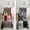 Erosebridal 4 Pieces, 2 Deer Bear Comforter + 2 Pillow Cases, Twin Size view 1