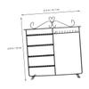 CALLARON Classic Necklace Holder Stand Iron Art Jewelry Display Rack Stylish Organizer for Home Retail Shops view 3